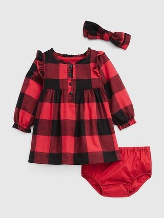 Baby Buffalo Check Dress Set | Gap (US)