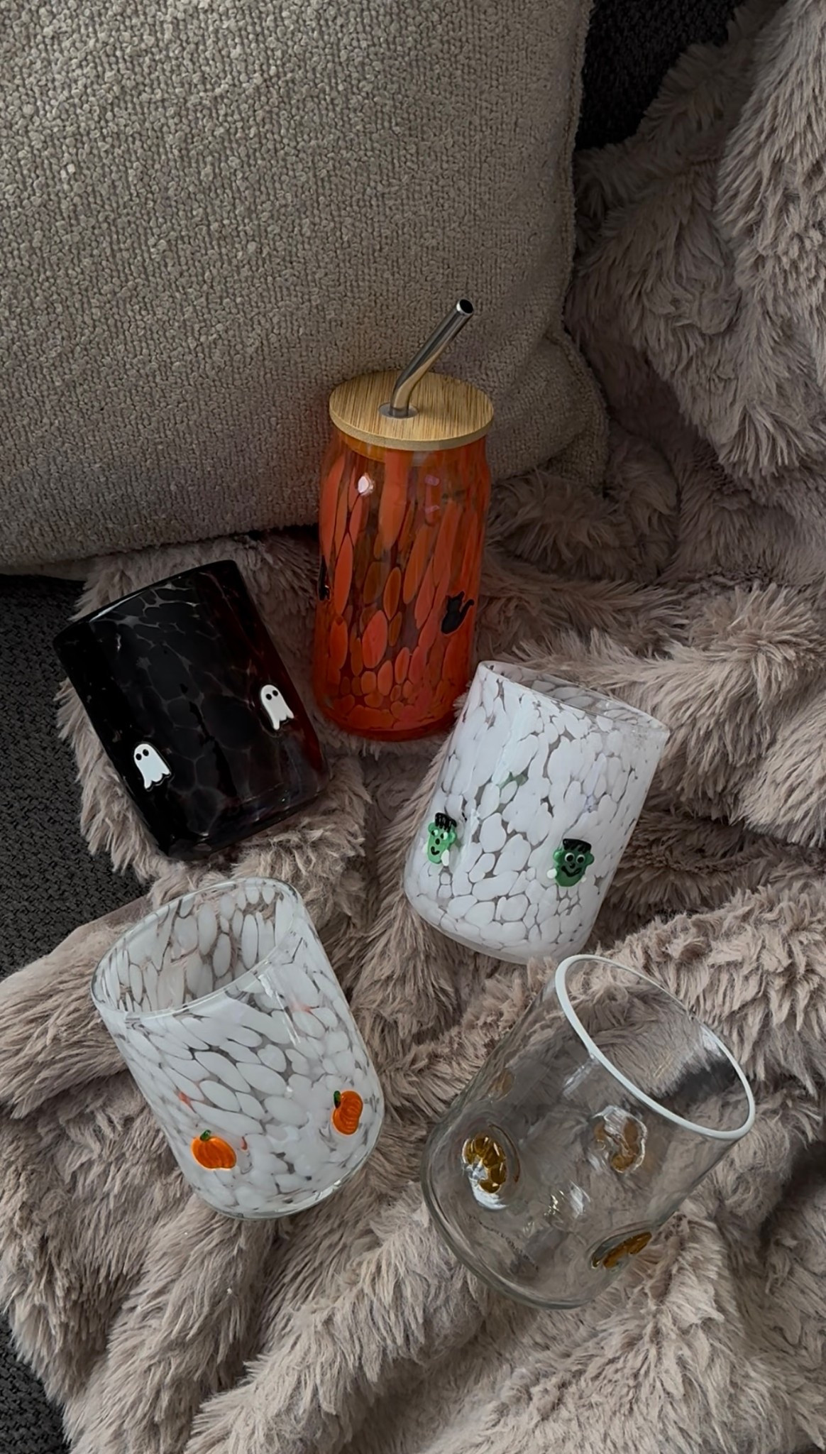 anthropologie fall + halloween glasses !!☕️🍂 #anthropologie #anthropologiehome