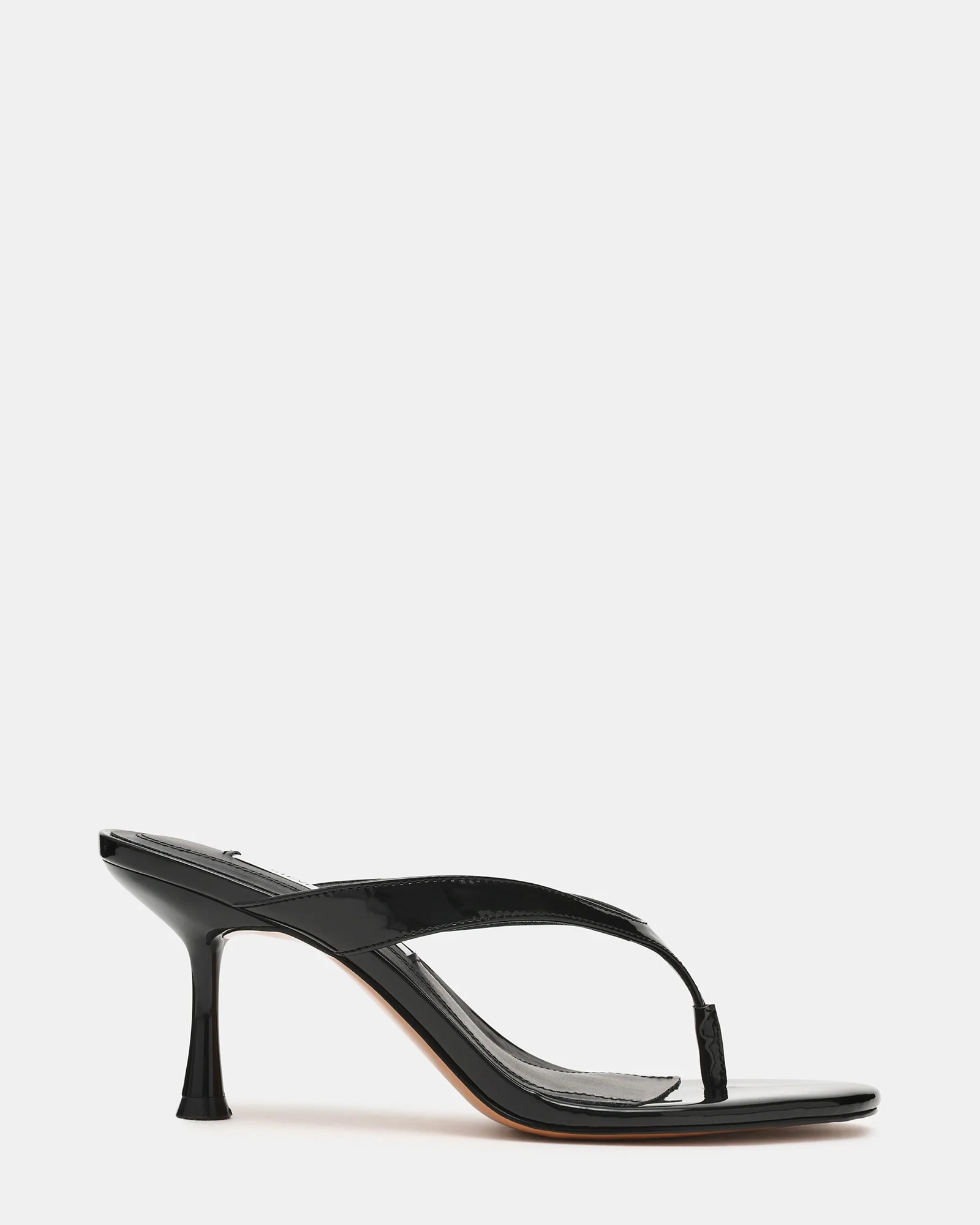 FAROH Black Patent Thong Women's Heel | Steve Madden (US)
