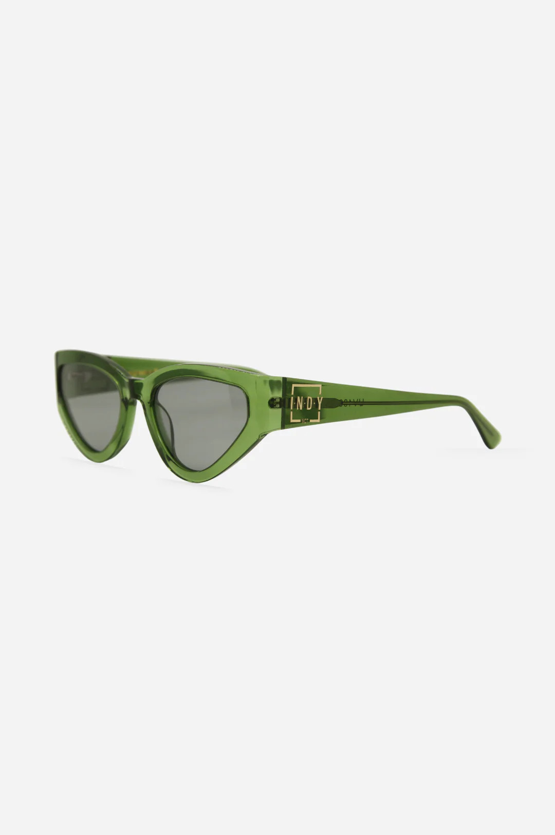 Green Polarized Cateye Sunglasses - Nolita | I.N.D.Y SUNGLASSES LLC
