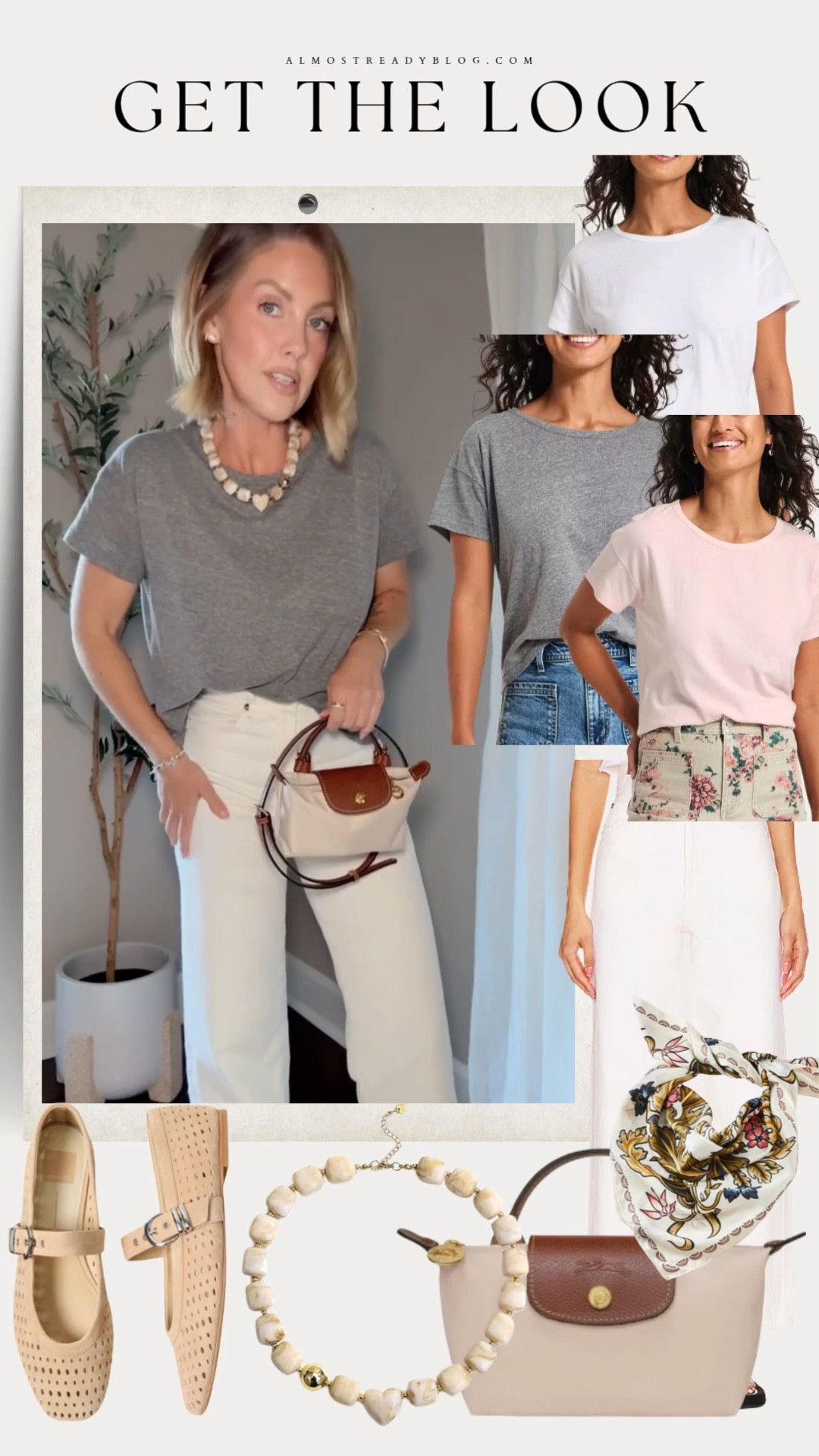 XS $10 Target tee / 24 jeans / shoes are true to size but do run a bit narrow 

outfit with white jeans, casual chic, wardrobe staples, mom style, spring outfit, target fashion, amanda west, almostreadyblog

#LTKOver40 #LTKootd #LTKPetite