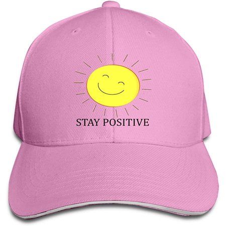 Happy Thoughts Stay Positive Sunshine Cool Hippie Hats | Walmart (US)