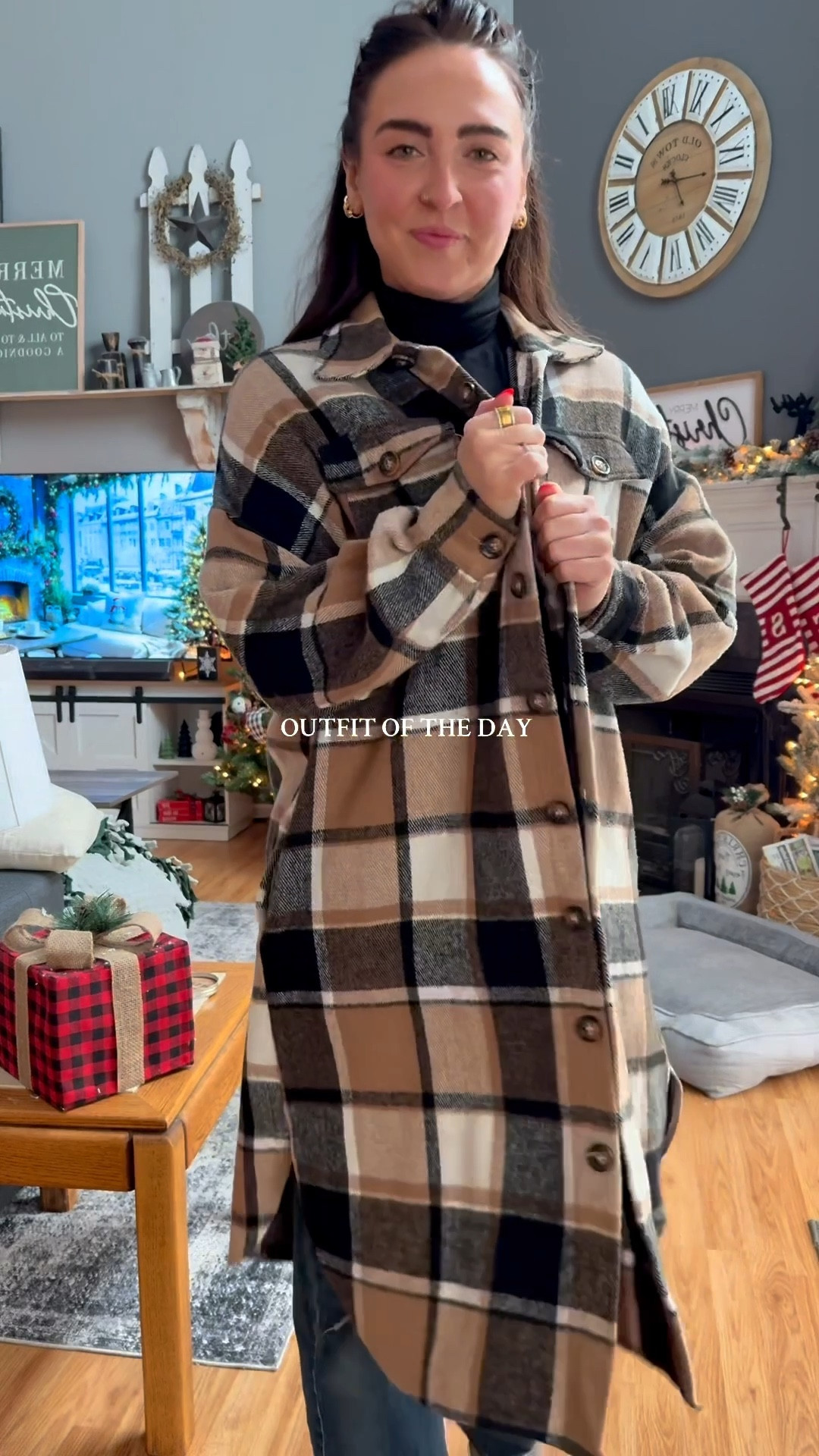 Loving this jacket from Amazon. I’ve had it a couple years and it’s held up so well !! #ootd #holidays #outfitinspo 

#LTKootd #LTKFindsUnder50 #LTKHoliday