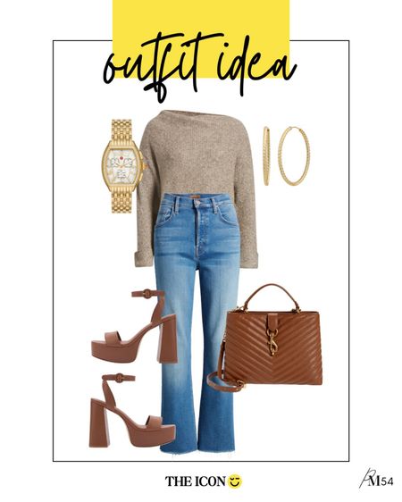 nordstrom anniversary sale 2023 

fall outfit idea! one shoulder sweater with high waist bootcut jeans, platform heels, and leather handbag 

#LTKxNSale #LTKstyletip #LTKSeasonal