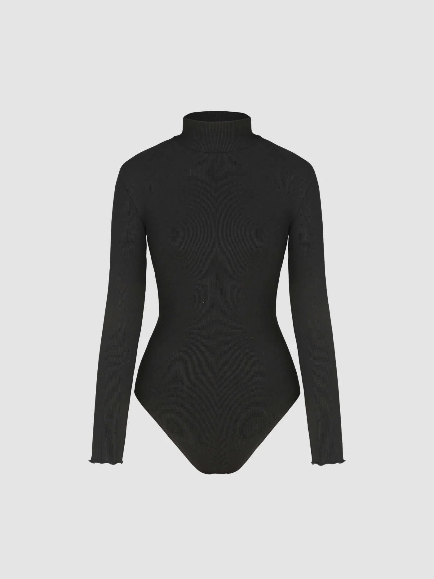Solid Turtleneck Bodysuit | Cider
