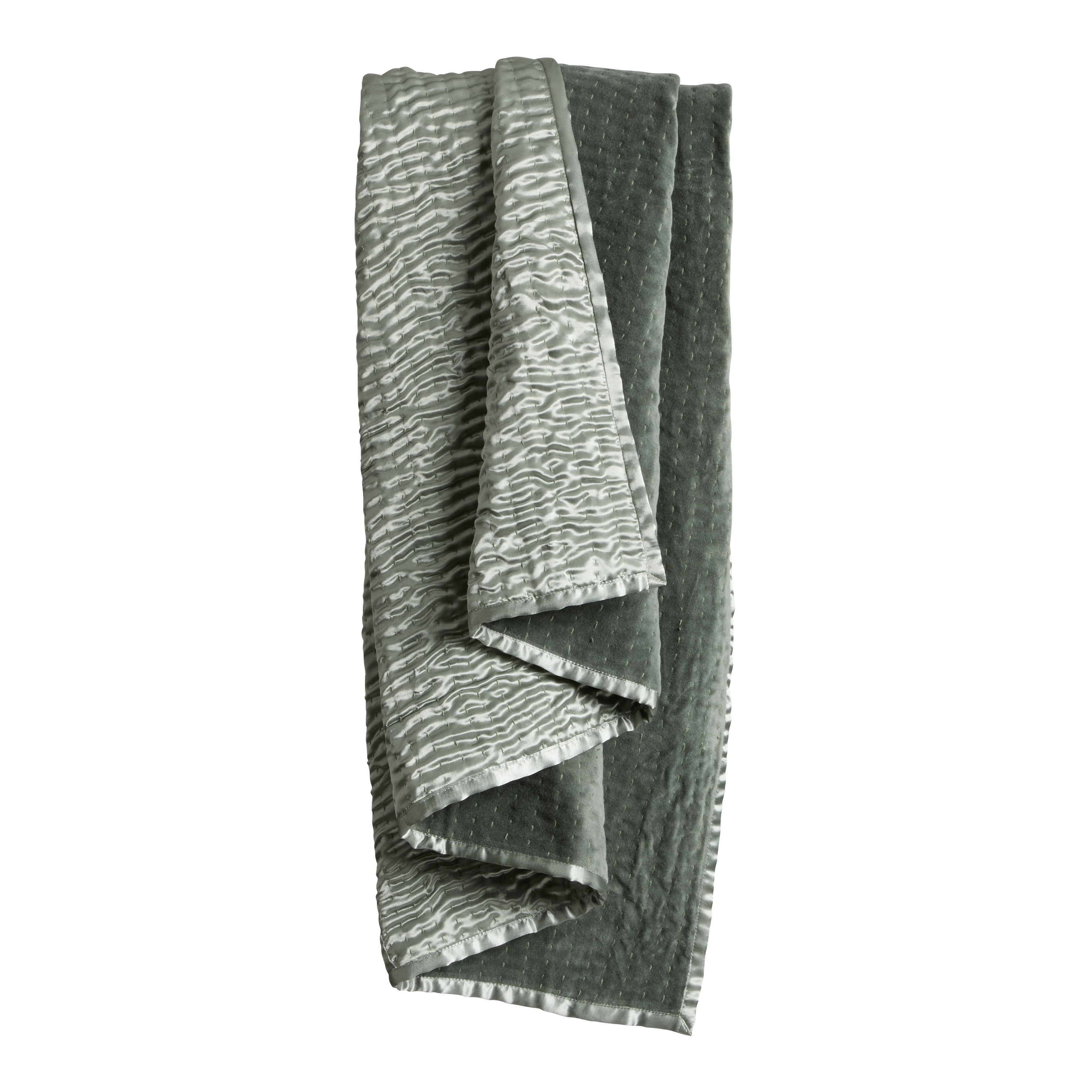 Velvet Kantha Throw Blanket | World Market
