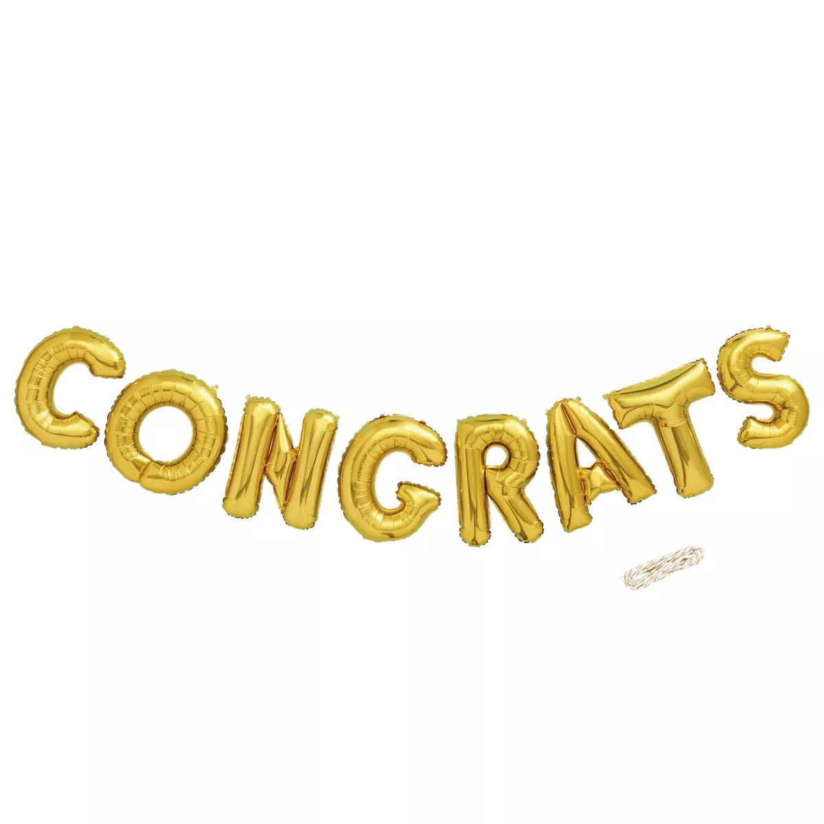Congrats Script Foil Balloon Gold - Spritz™ | Target