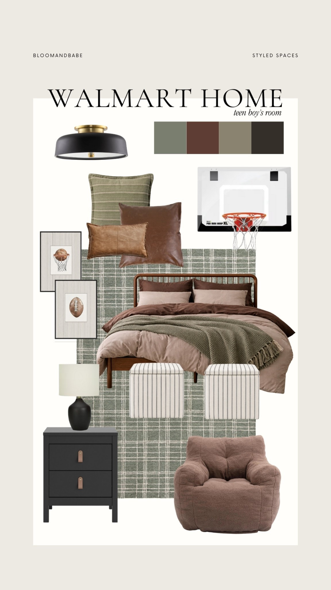 Putting together a teen boy room that feels practical and personal. These Walmart finds are easy to style and made to grow with them.

#LTKMens #LTKHome #LTKSeasonal