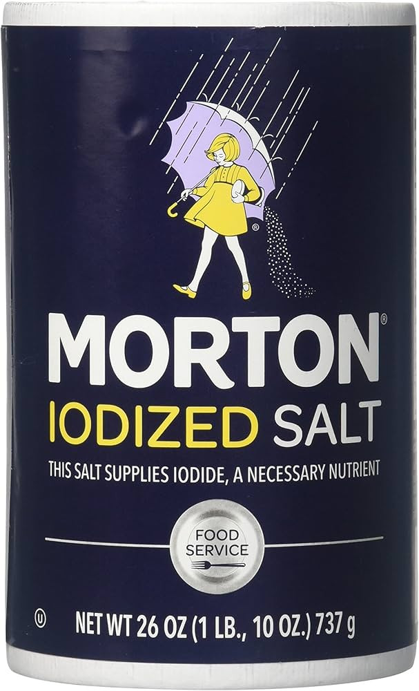 Morton, Iodized Salt, 737 Grams(gm) | Amazon (US)