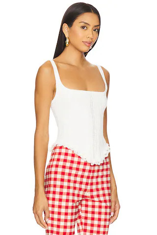 Suzy Knit Corset Top | Revolve Clothing (Global)