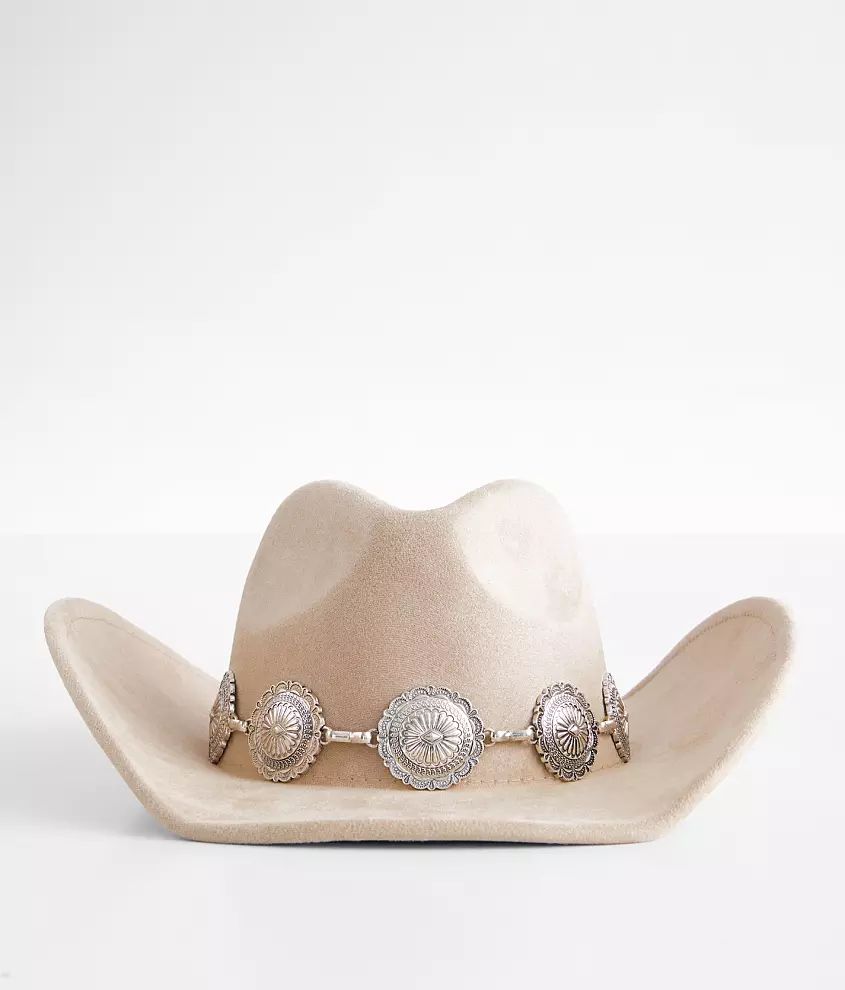 Metal Conch Cowboy Hat | Buckle