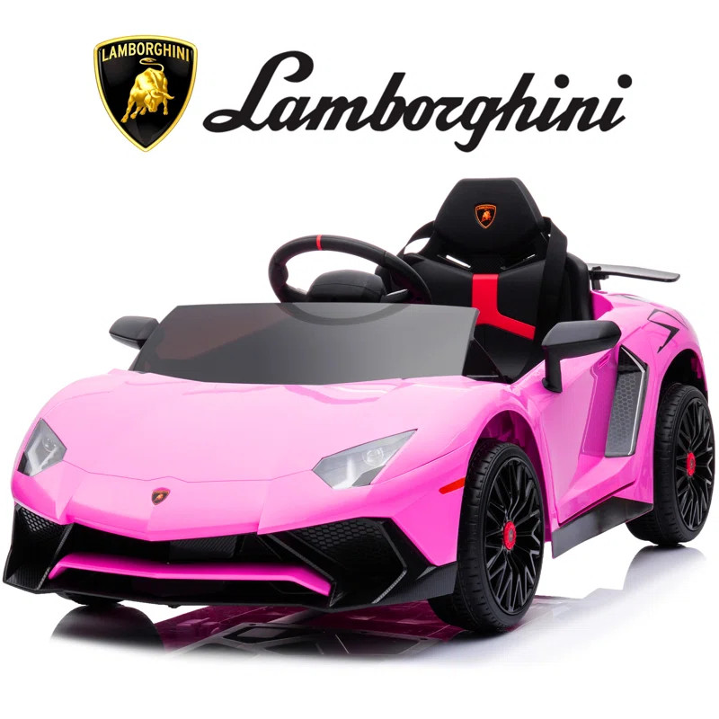 12V Licensed Lamborghini Kids Ride On Car, Battery Powered Electric Car with Remote Control | Wayfair North America