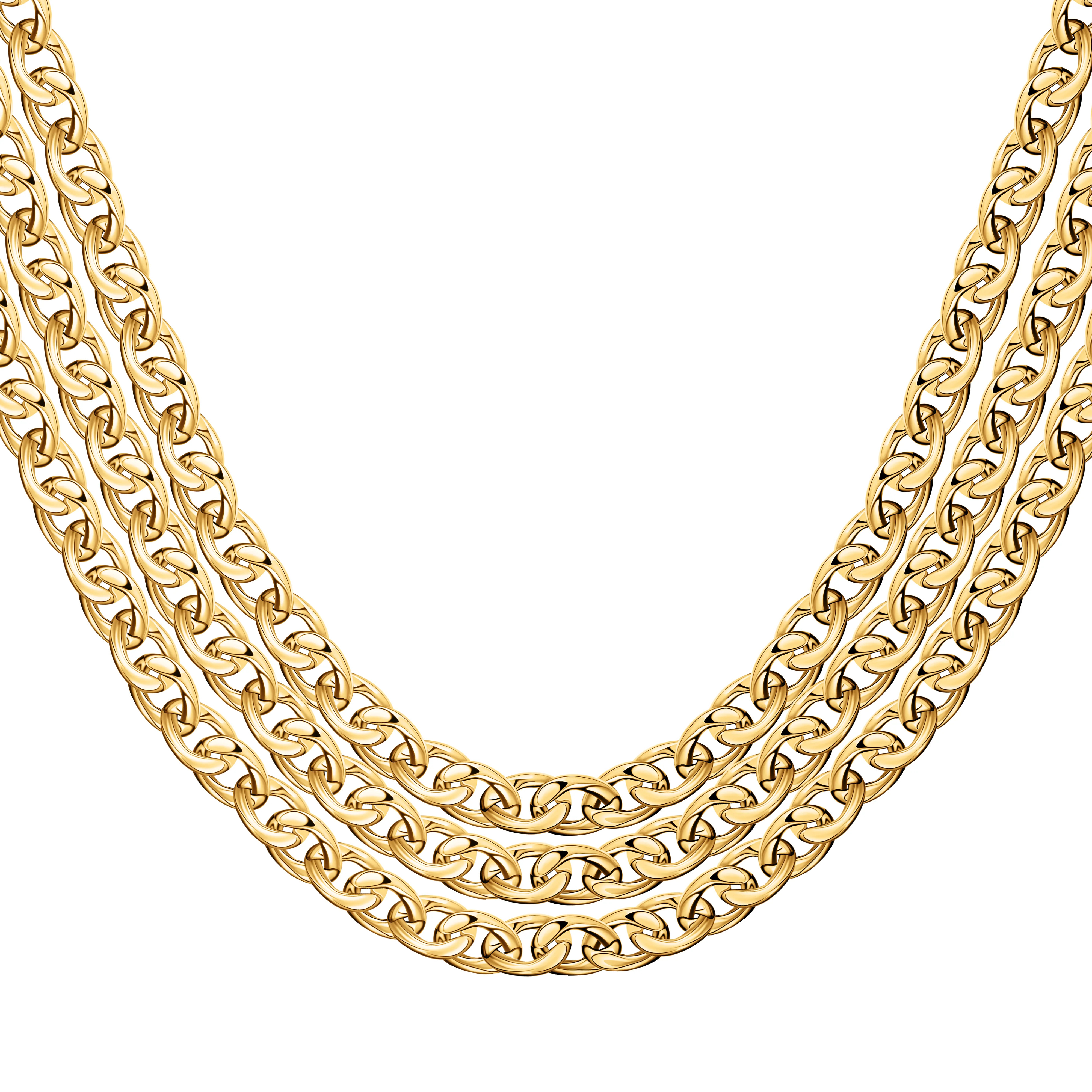 Stackd Cuban Necklace | Garnished in Gold