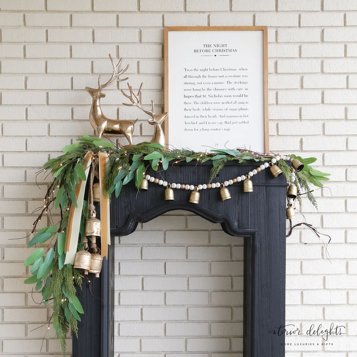 SHOP THE LOOK BUNDLE: GOLD DEER MANTEL BUNDLE *Final Sale* | Interior Delights