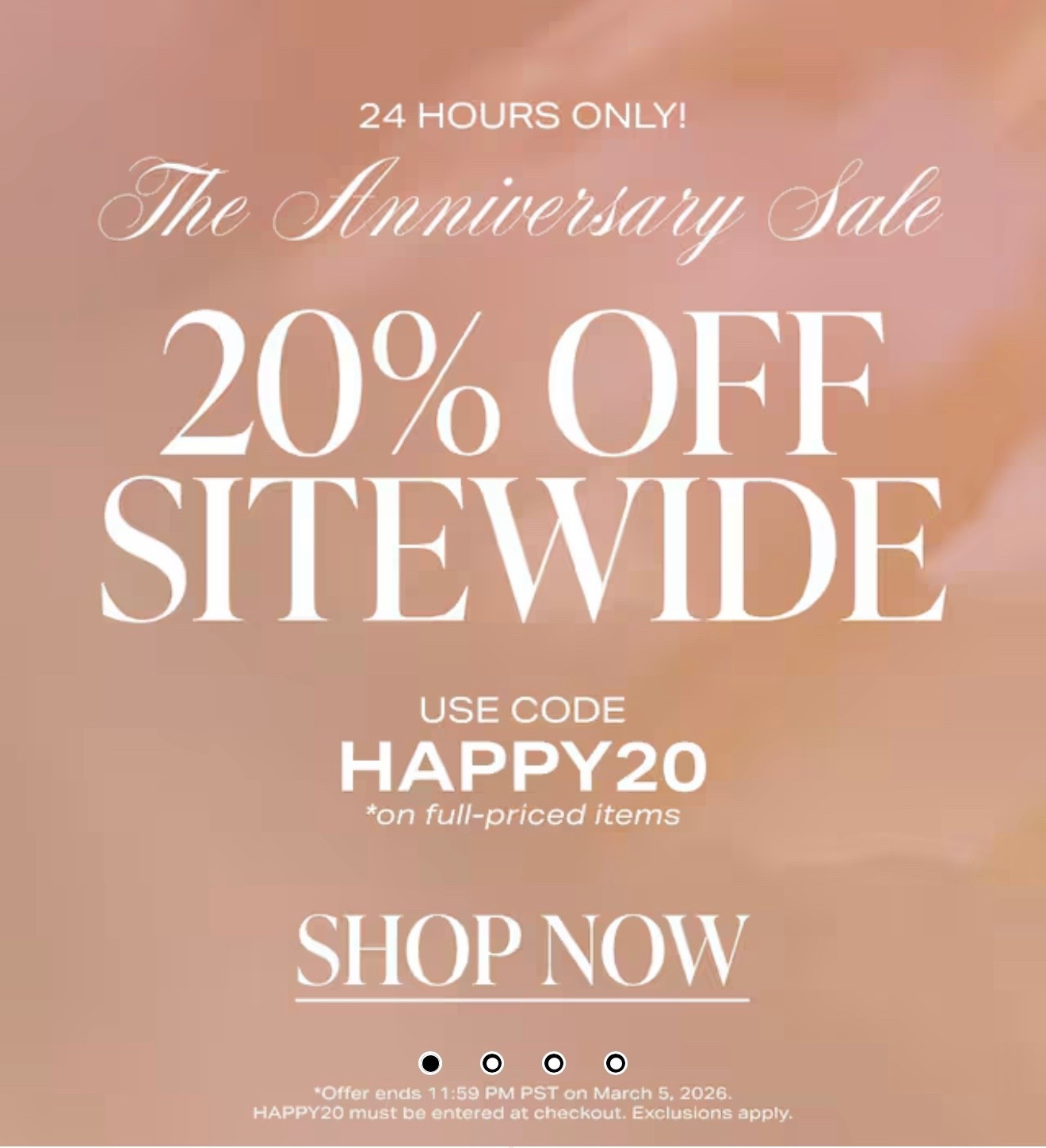 My favorite place to shop is Revolve and they are doing 20% off with code happy20

Revolve sale, women’s fashion, street fashion, style inspo, going out outfit, date night outfit 

#LTKSaleAlert #LTKWorkwear #LTKootd
