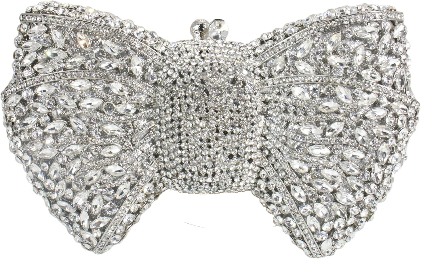 Women Bowknot Shaped Evening Clutch Handbag | Amazon (US)