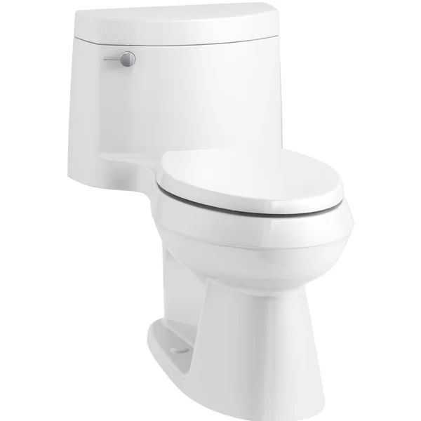CimarronÂ® 1.28 GPF Water Efficient Elongated One-Piece toilet (Seat Included) | Wayfair North America