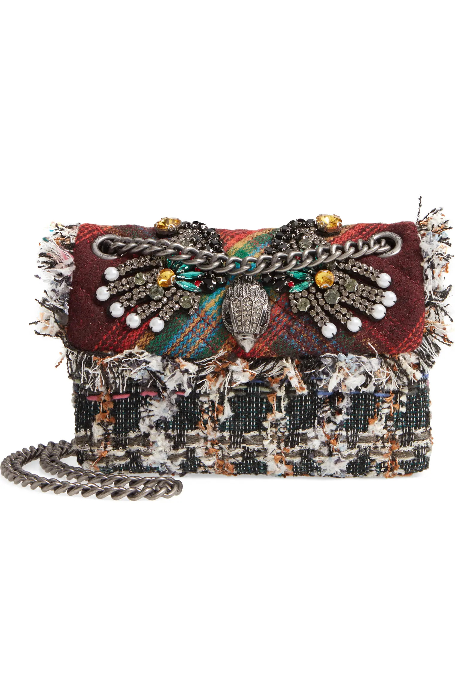 Mini Kensington-X Tweed Shoulder Bag | Nordstrom