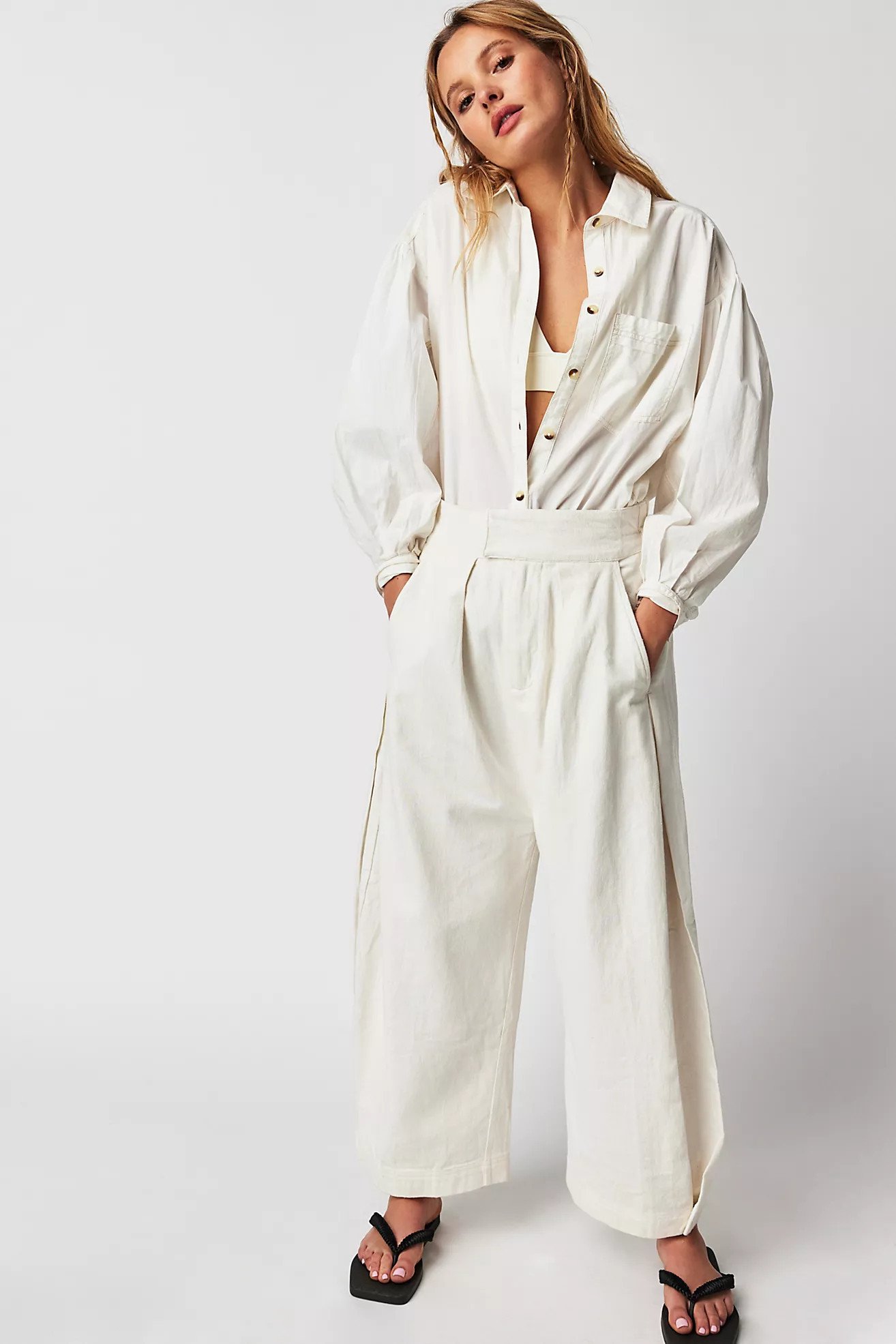 Cool Harbor Wide-Leg Pants | Free People (Global - UK&FR Excluded)