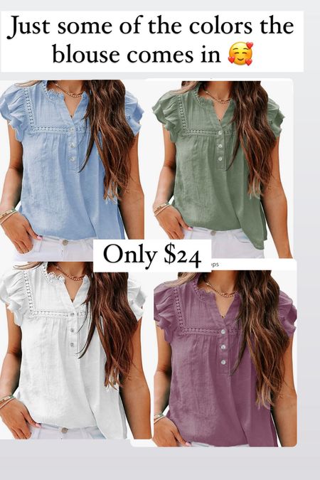 Perfect blouse for work. Only $24. So comfortable and you can easily dress this up or down. 

#LTKFindsUnder50 #LTKStyleTip
