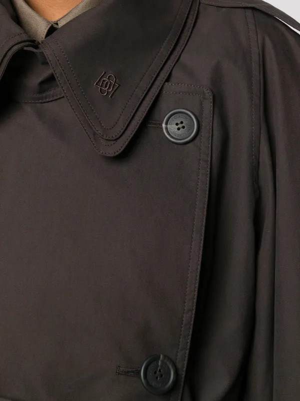 belted double-breasted trench coat | Farfetch Global