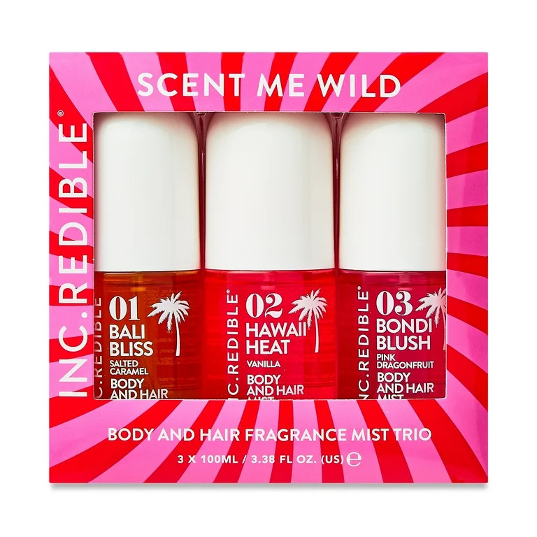 INC.redible Scent Me Juego de Niebla de Fragancia para Cuerpo y Cabello Salvaje, 3 Unidades | Walmart (US)