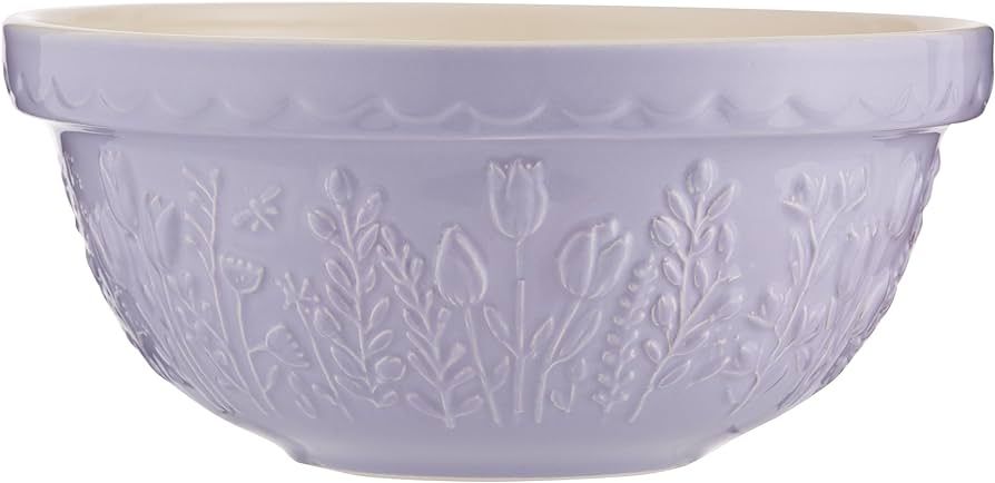 Mason Cash in The Meadow Tulip Mixing Bowl 24 cm, Lilac | Amazon (US)