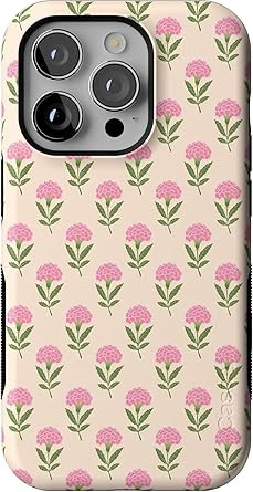 Casely iPhone 14 Pro Case | Jenna's Flowers | Fun on Weekdays | Compatible with MagSafe | Bold Pr... | Amazon (US)