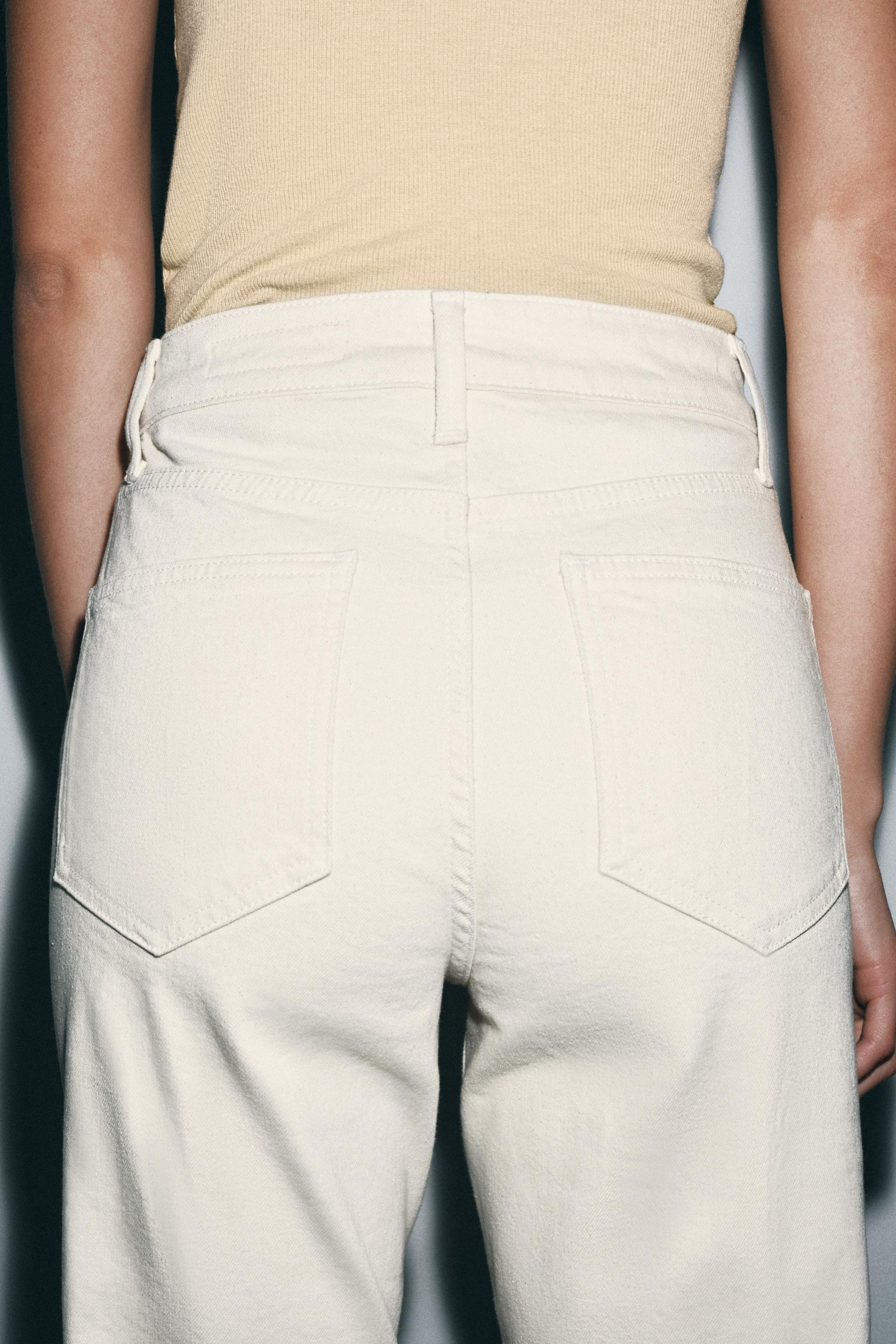 ZW COLLECTION HIGH-WAIST WIDE LEG JEANS | Zara US