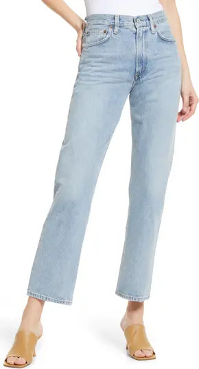 AGOLDE Mia High Waist Straight Leg Organic Cotton Jeans | Nordstrom | Nordstrom