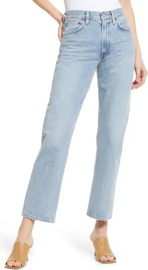 AGOLDE Mia High Waist Straight Leg Organic Cotton Jeans | Nordstrom | Nordstrom