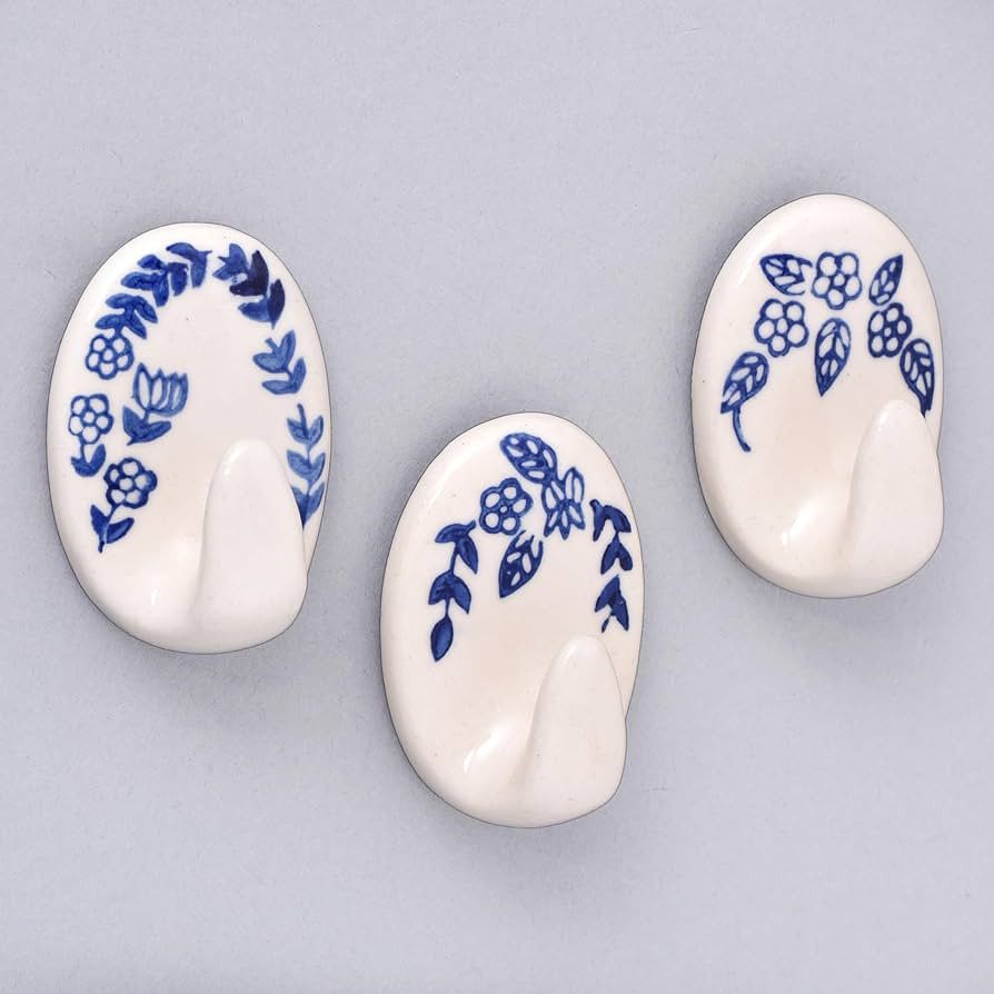 Indian Shelf Decorative Adhesive Hooks- Decorative Hooks for Walls No Damage- Sticky Hooks - Show... | Amazon (US)