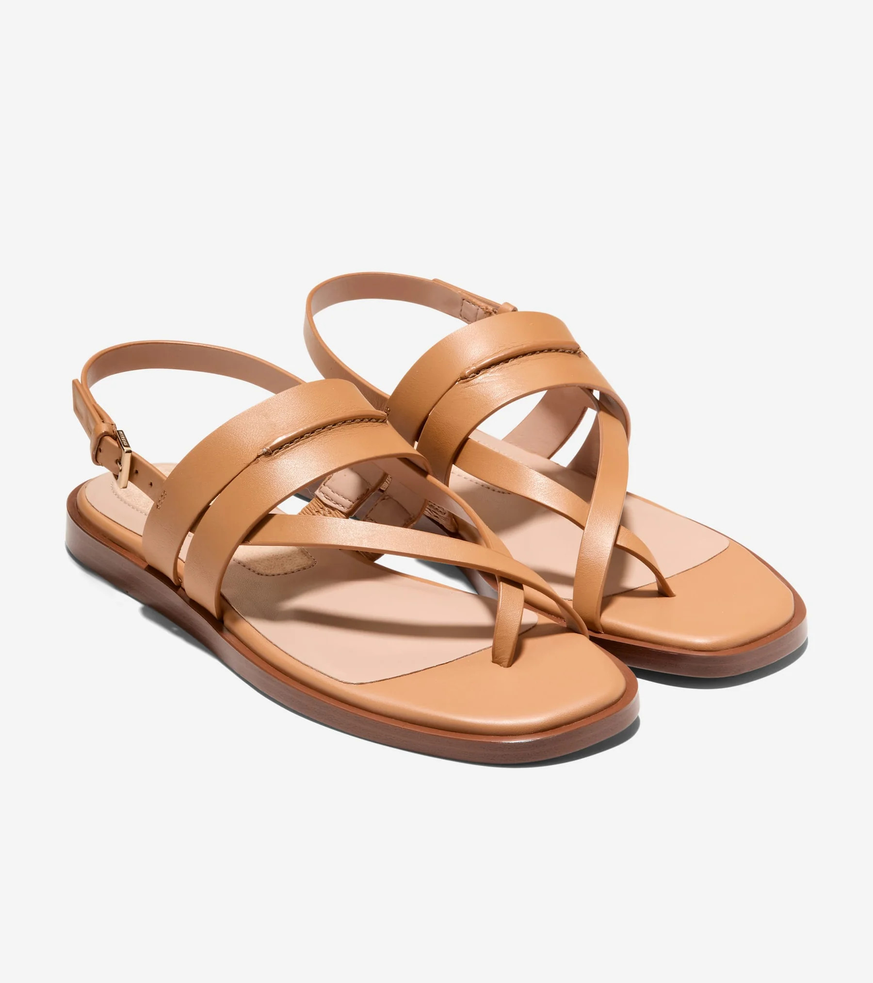 Women's Go-To Estella Flat Thong Sandals in Beige | Cole Haan | Cole Haan (US)