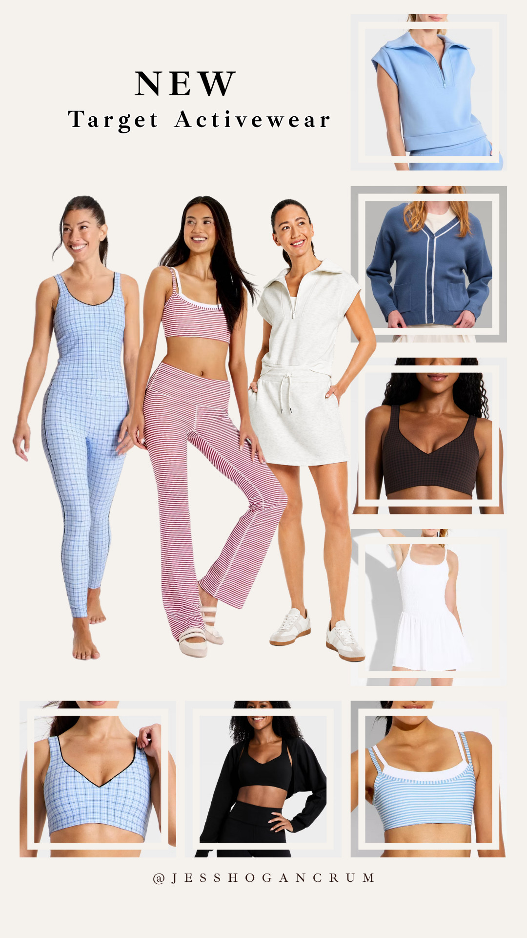 new activewear at target 🎯 

plaid workout set, striped workout set, workout shrug, active dress, cardigan, Jess Crum 

 #LTKootd #LTKSeasonal #LTKActive