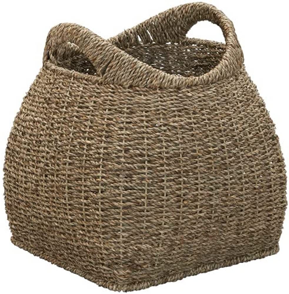 Household Essentials Handled Basket, Seagrass, Natural | Amazon (US)