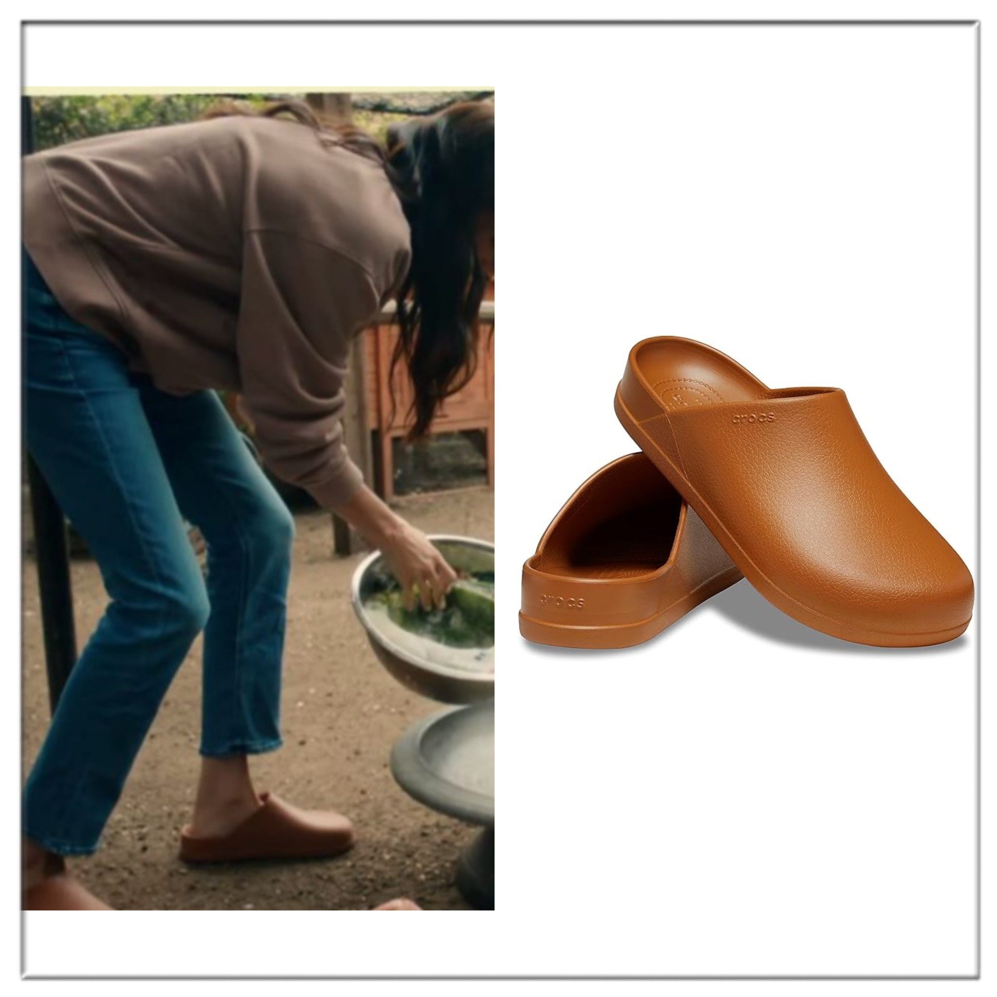 Meghan Markle wearing Dylan crocs in her new Netflix series 
