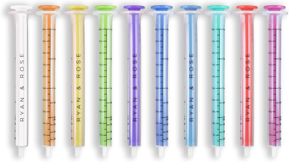Ryan & Rose Cutie Dose - Baby Medicine Dispenser Syringe For Children Medicine Syringes For Children Medication Dispenser Baby Medicine Syringe Baby Medicine Dropper Baby Syringe (10 Pack) | Amazon (US)