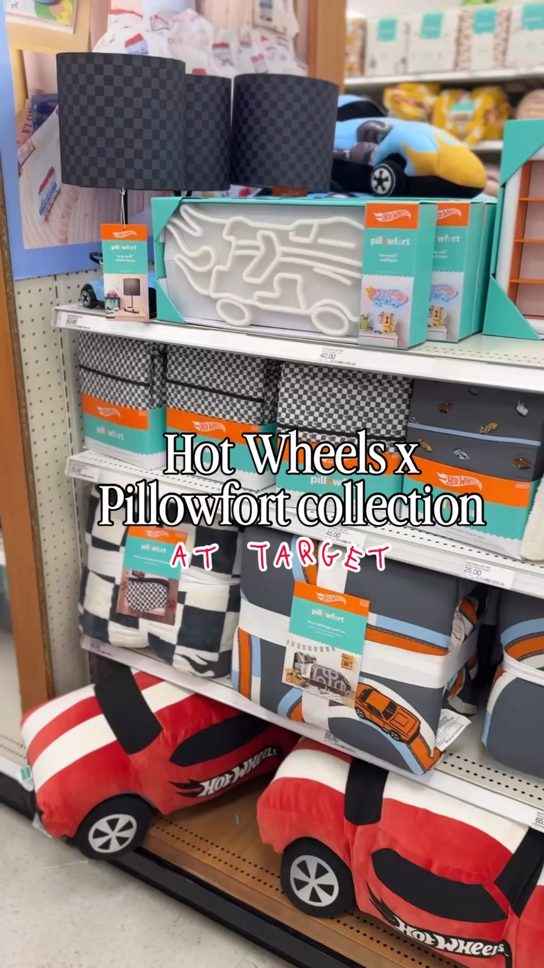 Checkout the newest Hot Wheels x Pillowfort collection at Target 😍