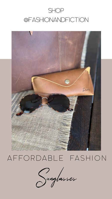 Leather sunglass case from Amazon.

#LTKItBag