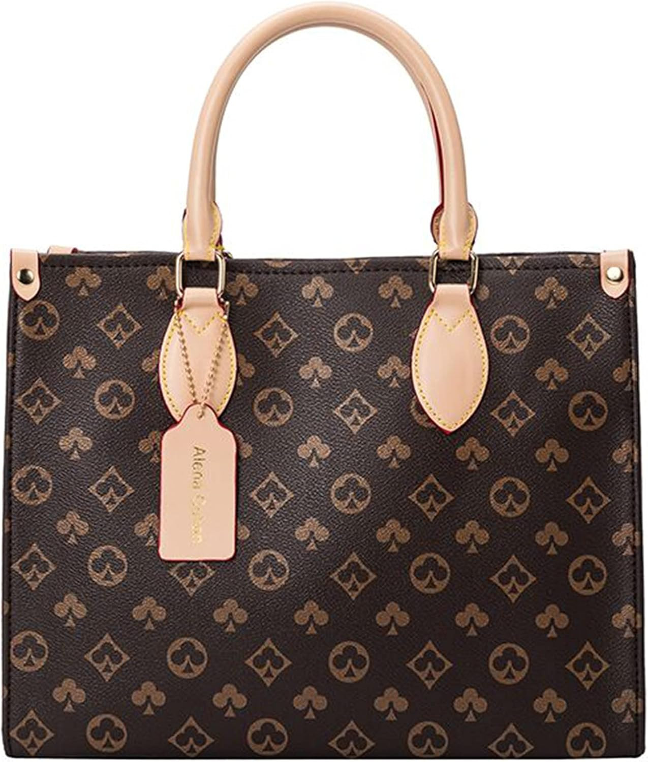 Womens Tote Handbag With Shoulder Strap Brand Foral Pattern PU Leather Top Handle Satchel Crossbo... | Amazon (US)