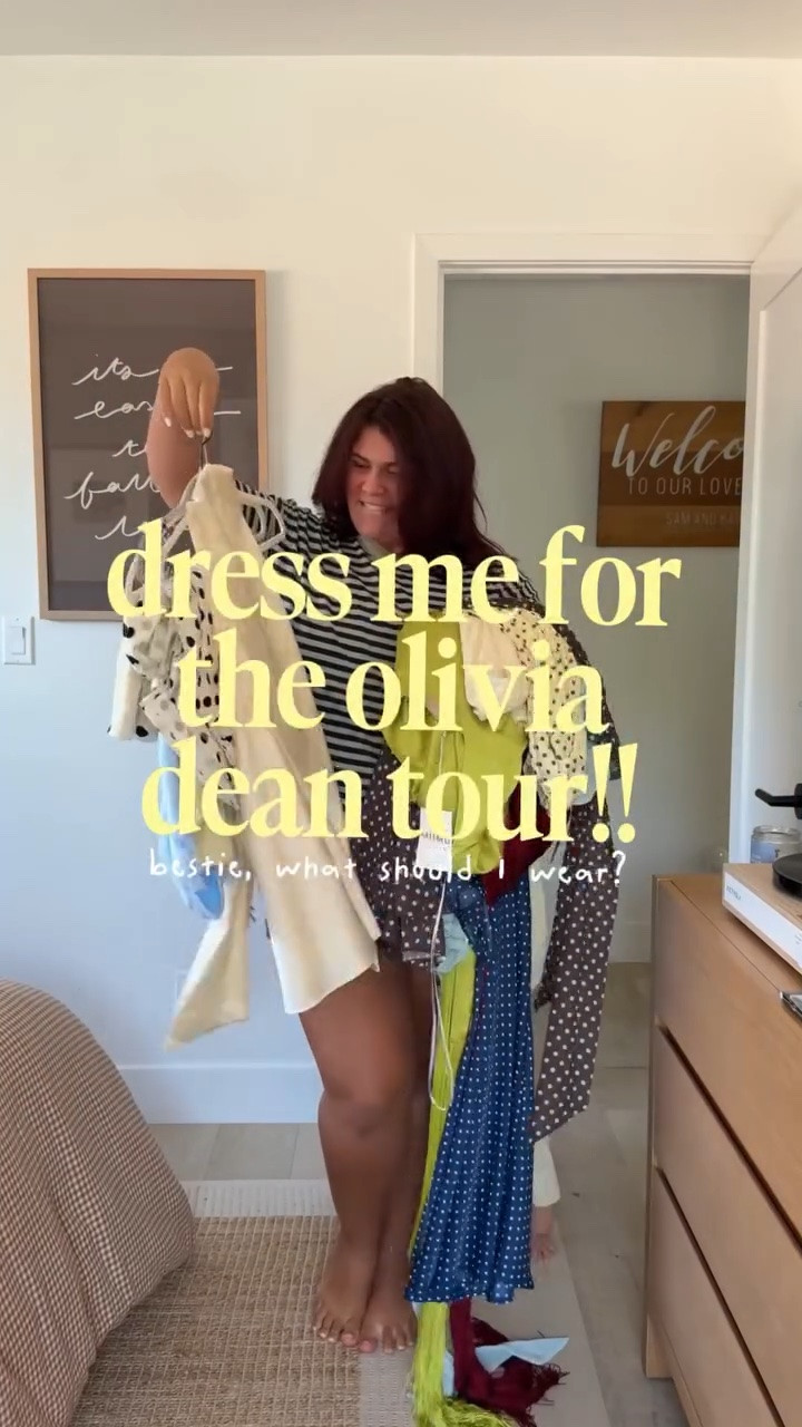 Olivia Dean fit inspo, but make it a group project!!! which one should I wear tonight bestie?!
🦋
Olivia Dean has me choosing between buttercream and polka dots and honestly? let her COOK. this is dopamine dressing for The Art of Loving 🤌🏼

#LTKootd #LTKgrwm