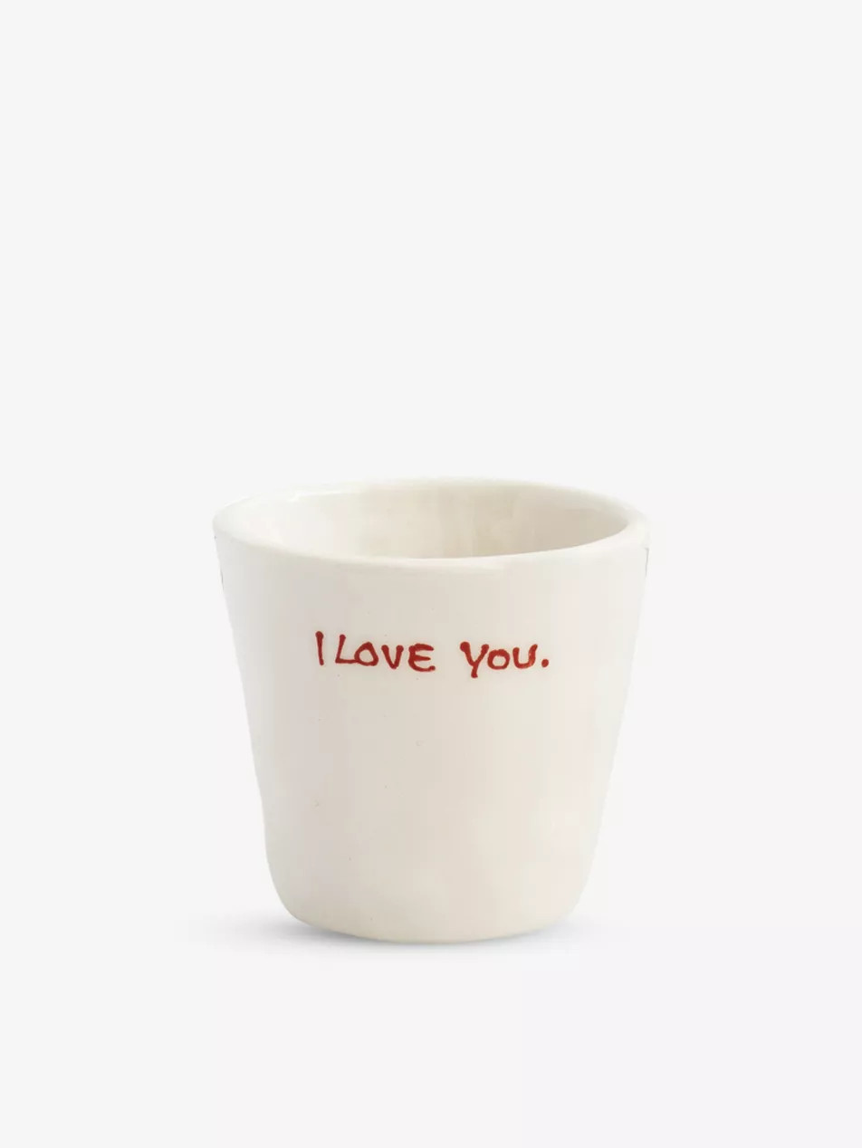 I Love You ceramic espresso cup 5.5cm | Selfridges