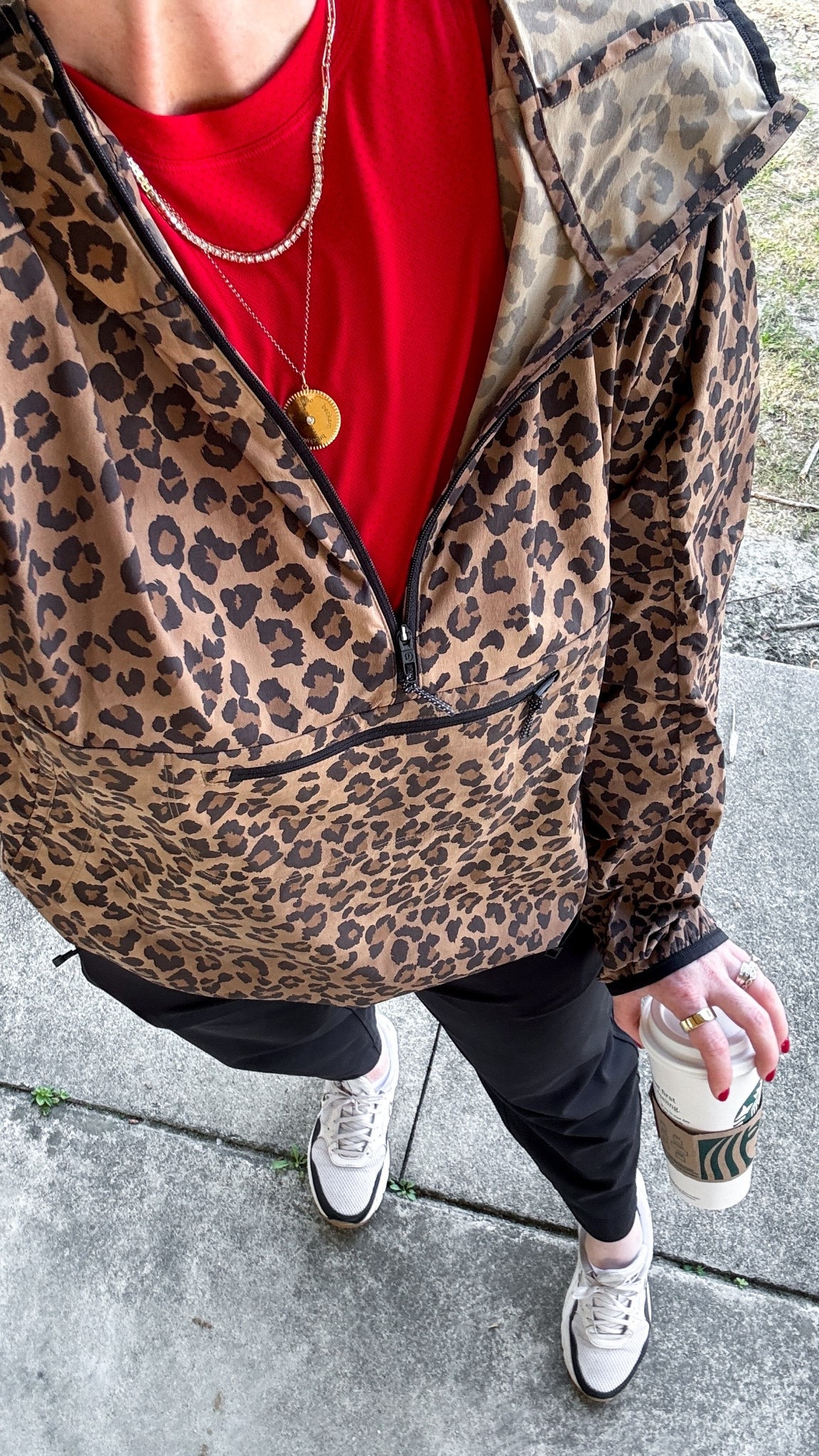 Mom outfit of the day! Leopard pullover and red tee from Lululemon !

#LTKActive #LTKootd #LTKmomlife