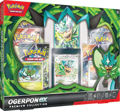 Pokémon - Pokemon TCG: Ogerpon EX Premium Collection Box | Best Buy U.S.