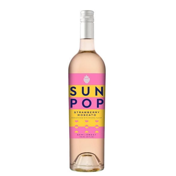 Sun Pop Strawberry Moscato Wine - 750ml Bottle | Target