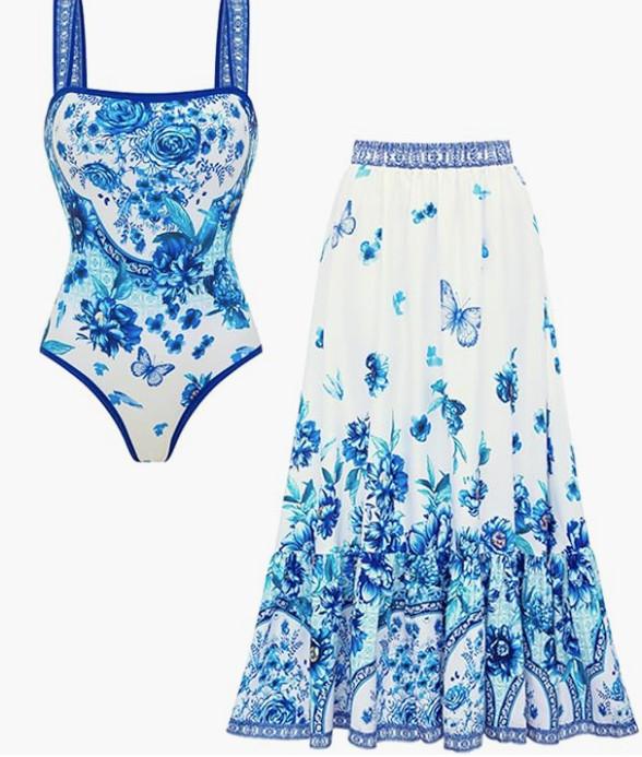 I just received this incredible swim set that can be worn poolside right to dinner! It's gorgeous and so well priced! LOVE!  

 #LTKSeasonal #LTKActive #LTKTravel