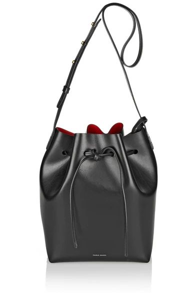 Mansur Gavriel - Leather Bucket Bag - Black | NET-A-PORTER (US)