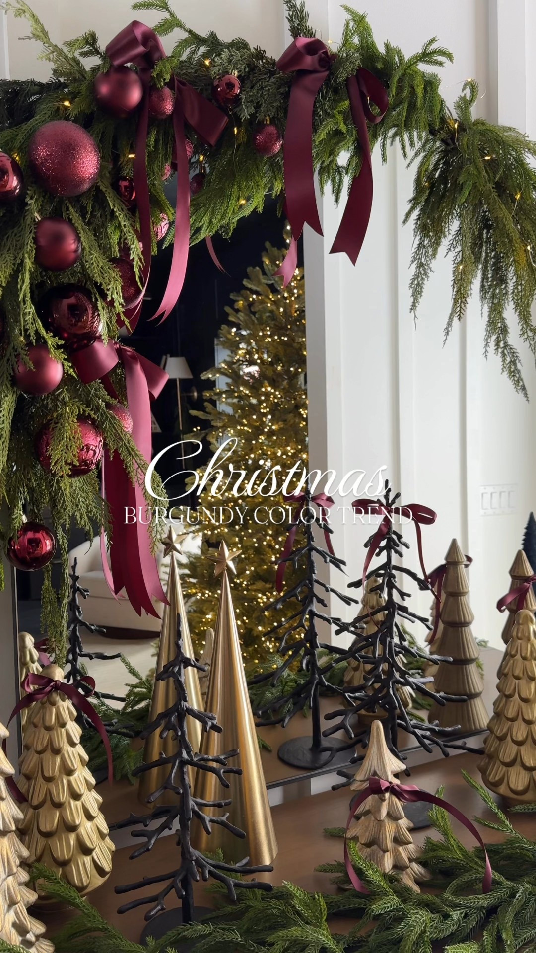 Burgundy is having a moment and I’m so here for it! 

Burgundy instantly elevates your garland, tree and other home decor. I love the rich color! 

Burgundy holiday decor | burgundy Christmas decor | garland | entryway Christmas decor |  Christmas decor | holiday decor | ribbon 

#burgundy 
#christmasinspiration 
#christmasdecor 
#holidaydecor 
#christmasgarland 


#LTKHoliday #LTKHome #LTKSeasonal