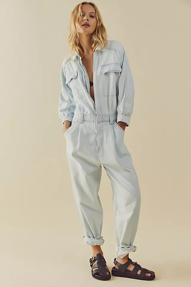Sammie Denim Coverall | Free People (Global - UK&FR Excluded)