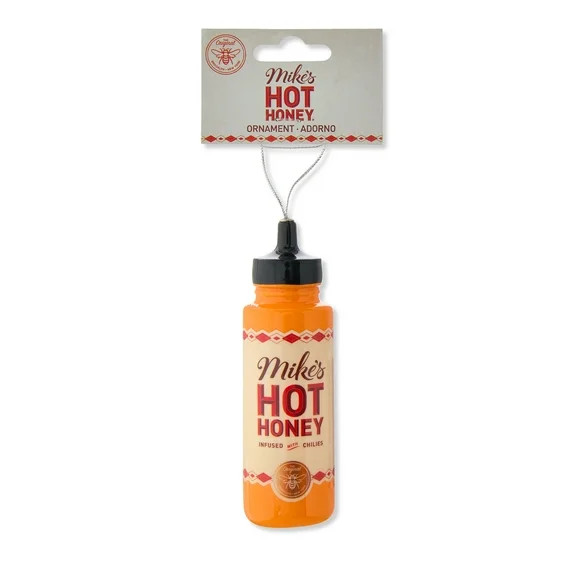 Mike's Hot Honey Decoupage Holiday Ornament, Amber, 1 Pack by Ruz - Walmart.com | Walmart (US)
